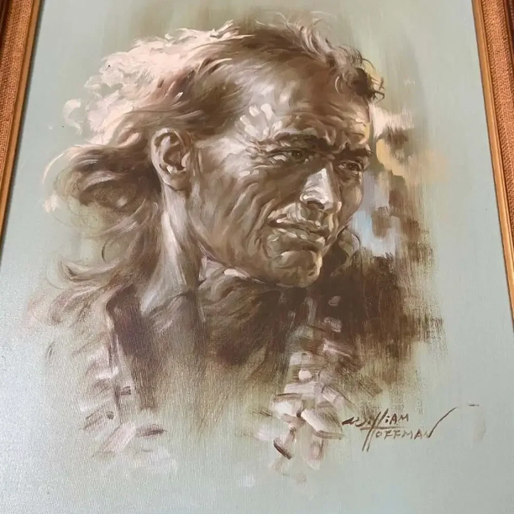 VTG William Hoffman Oil On Canvas Painting